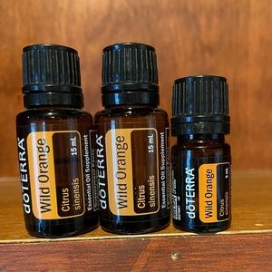 DoTERRA Wild Orange OPENED 3 bottles